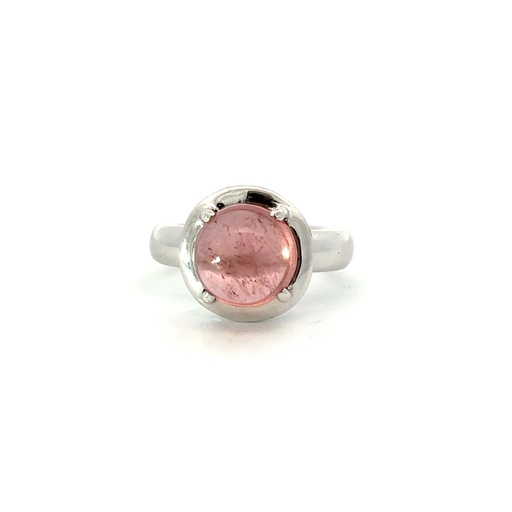 [4655] Tourmaline Ring In 9K White Gold