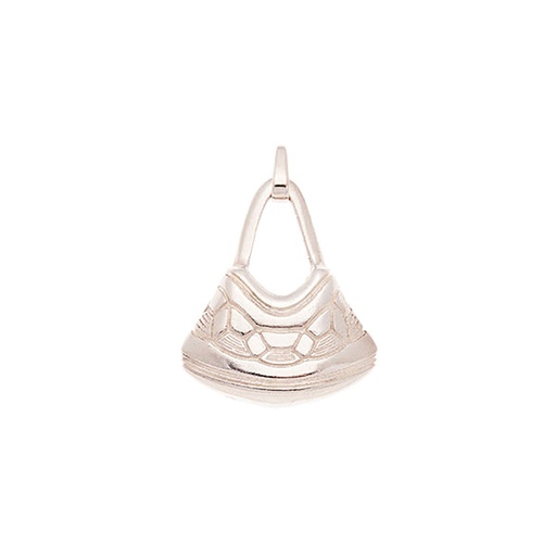 [22489] Silver Pendant | Bilum Bag