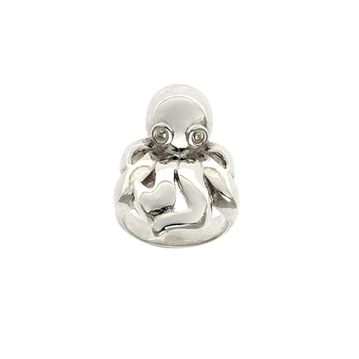[25085] Octopus Ring In Sterling Silver