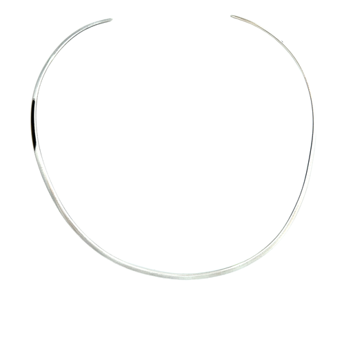 [24364] Necklace Collar | Narrow Sterling Silver