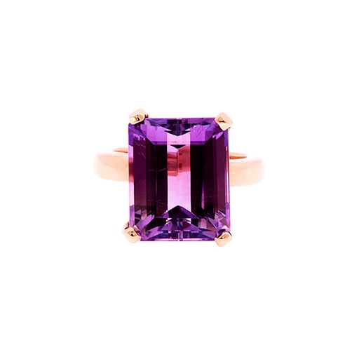 [25214] Amethyst Ring | 9ct Rose Gold