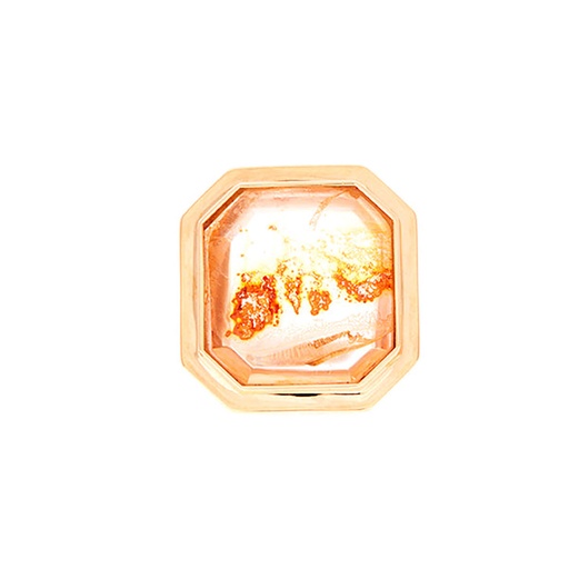 [24885] 9ct Yellow Gold Landscape Agate Ring