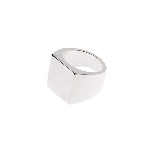 [24797] Signet Ring Large In Sterling Silver