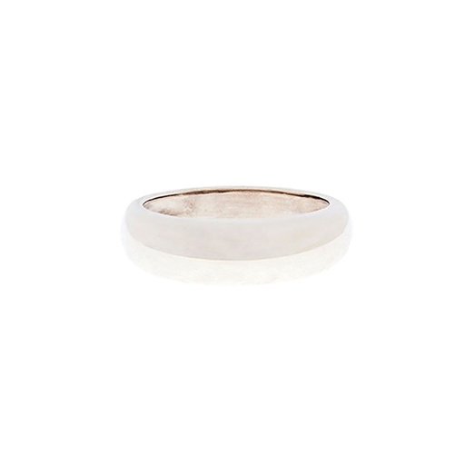 [22673] Silver 6mm Domed Ring