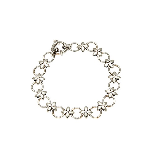 [24716] Bracelet Hugs & Kisses | 9K White Gold