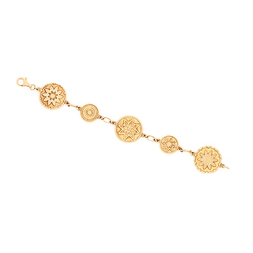 [23650] Bracelet In 18K Yellow Gold Inspired By Buka Baskets