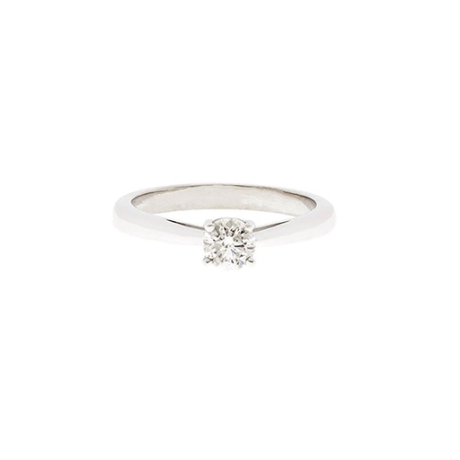 [24317] Diamond Engagement Ring In 18k White Gold