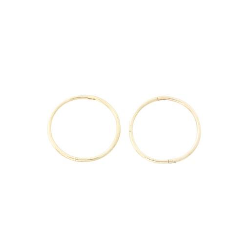 [029885] Sleeper Earrings | 18ct Yellow Gold 12mm