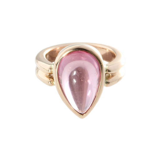 [22925jc18PRPinkTourmaline25505] Pink Tourmaline Ring In 18K Rose Gold