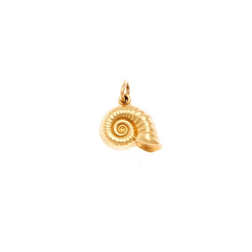 [22823] Nautilus Shell Pendant In 18ct Yellow Gold