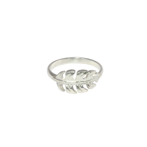 [22191] Silver Travellers Palm Pinky Ring
