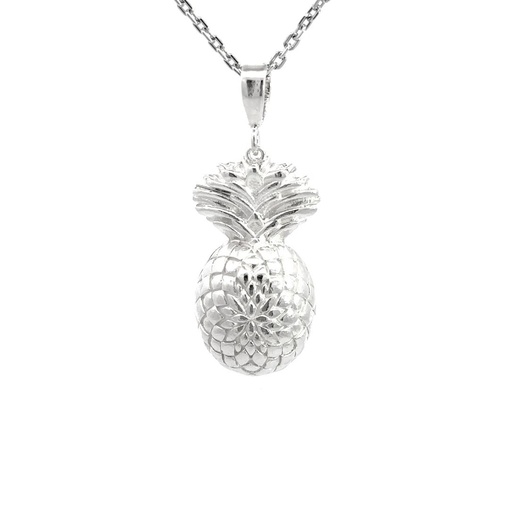 [23098] Pineapple Pendant | Sterling Silver