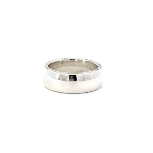 [25905SISRWIDELGE] Wide Band In Sterling Silver 8mm Width