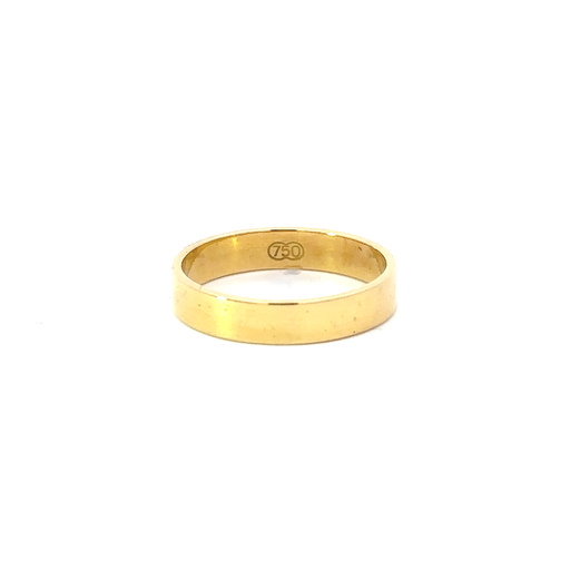 [24222] Wedding Ring Flat Profile | 18K Gold