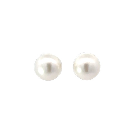 [29133] South Sea Pearl Stud Earrings In 18K Yellow Gold