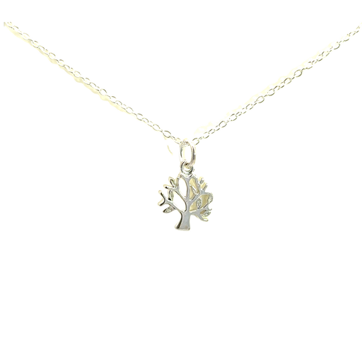 [21796SPETSNTREE] Petals Sterling Silver Find Joy Necklace