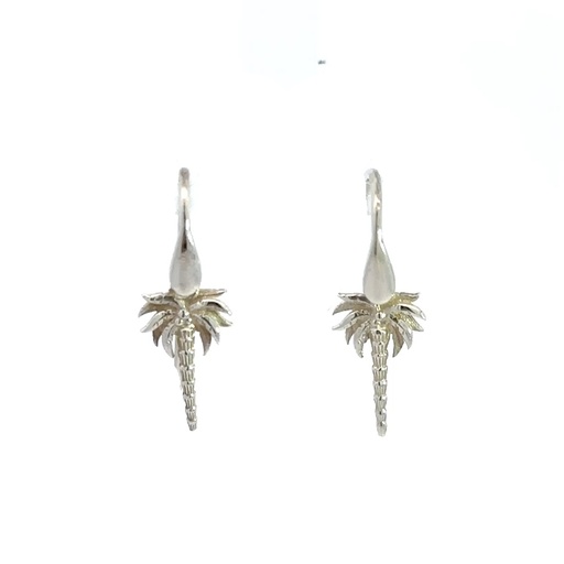 [22187] Earrings | Coconut Palm Trees In Silver