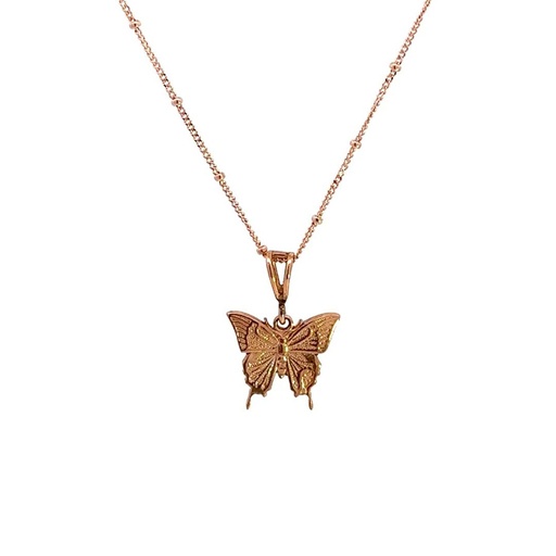 [22232JC9PPbutterfly] Ulysses Butterfly Pendant In 9K Rose Gold
