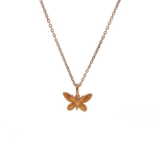[28333] Birdwing Butterfly Pendant In 18k Rose Gold