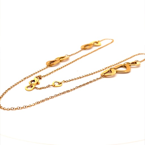 [15739] Necklace With Links In 18K Yellow Gold