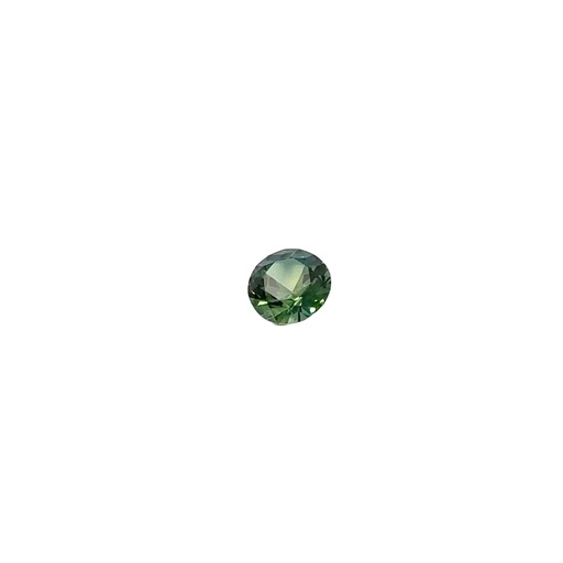 [25873] Loose Natural Round Green/Blue Sapphire 1.54ct