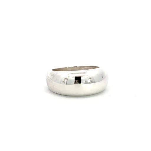 [26029JCSRdomed10mm25309] Ring In Sterling Silver | 10mm Domed