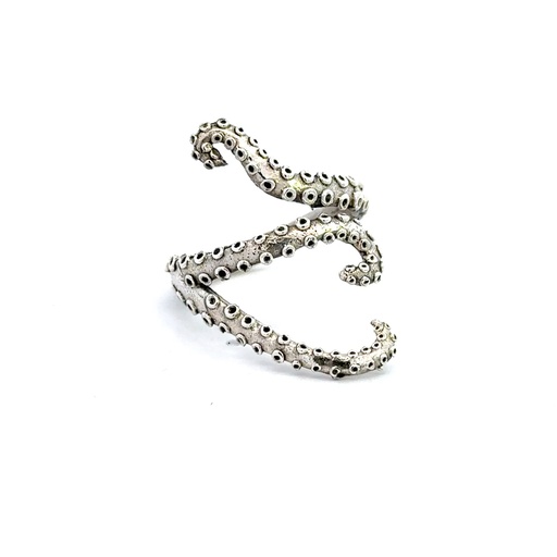 [25902] Ring | Octopus Tenticle Sterling Silver