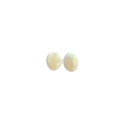 [22836spg2X0.76CTSOLIDWHITEOPAL] Two Loose Solid White Opals