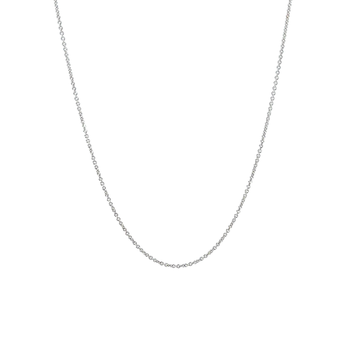 [0623SU18n73W14526104] Necklace In 18K White Gold 1mm & 45cm