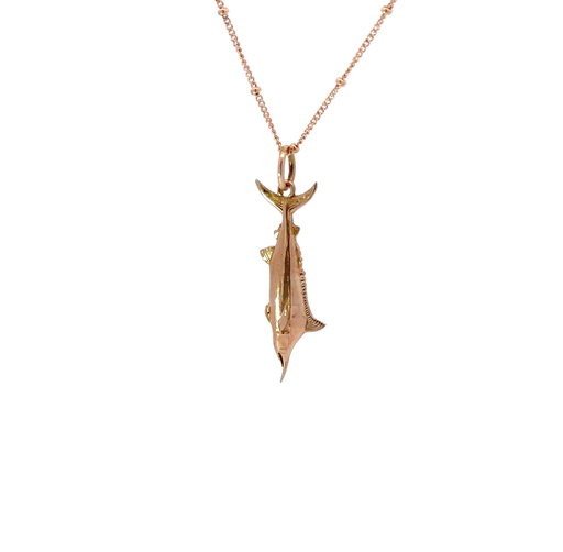 [22662JC9PPmarlin] Marlin Pendant In 9K Rose Gold