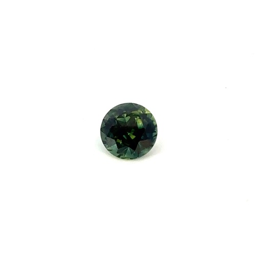 [28750sapphireRD4.31cts] Natural Teal Green Sapphire Australia 4.31cts