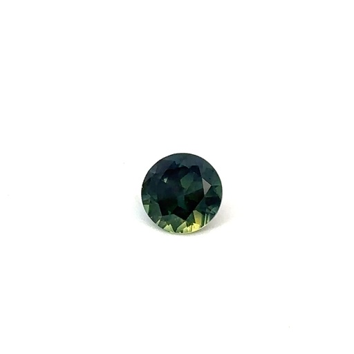 [28752sapphireRD2.78ct] Aussie Sapphire Unheated 2.78ct Deep Green & Blue
