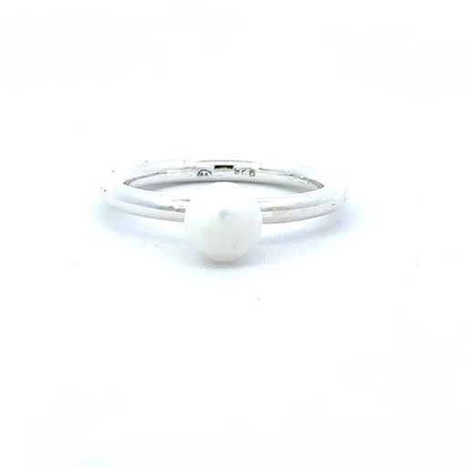 [29026SPGsrfwp] Freshwater Pearl Sterling Silver Ring