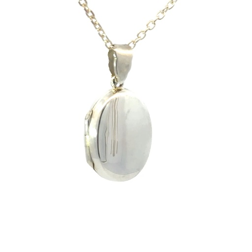 [28999] Oval Locket In Sterling Silver