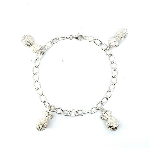 [29724/22170] Pineapple Bracelet In Sterling Silver