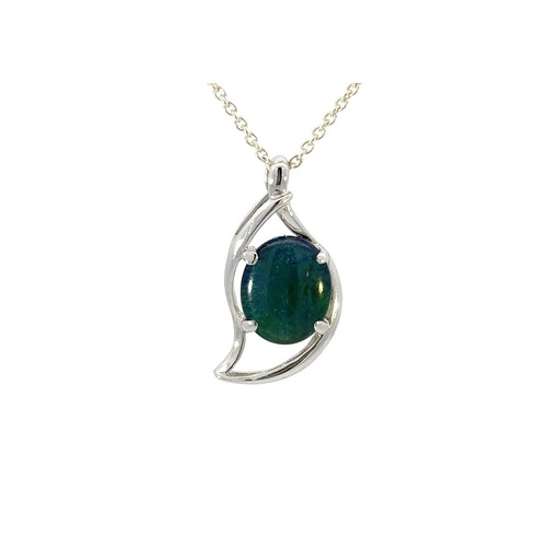 [29347] Australian Triplet Opal Pendant In Sterling Silver