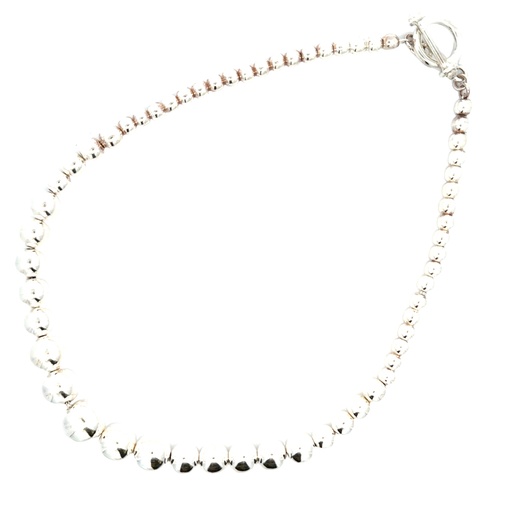 [29431] Graduating Ball Necklace In Sterling Silver