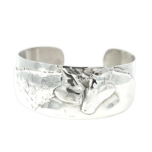 [29731JCSCuffHorses] Horses Cuff Bangle In Sterling Silver