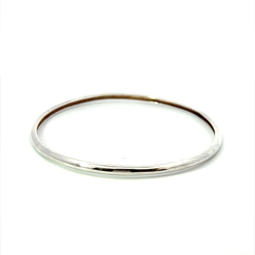 [23748SSPSBthinhollowedout] Bangle In Sterling Silver