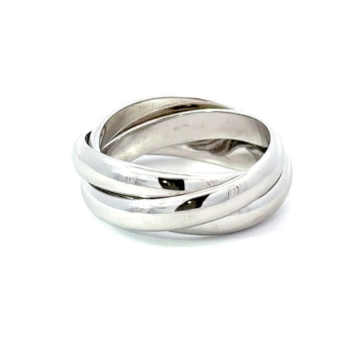 [28236SCJSRrussianwedder] Russian Wedding Ring In Sterling Silver