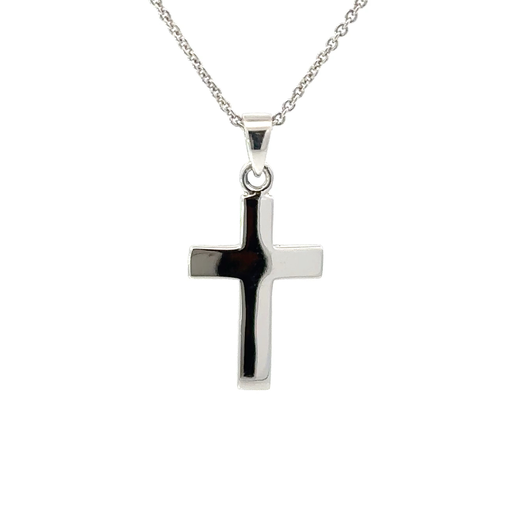 [29622] Simple Cross In Sterling Silver