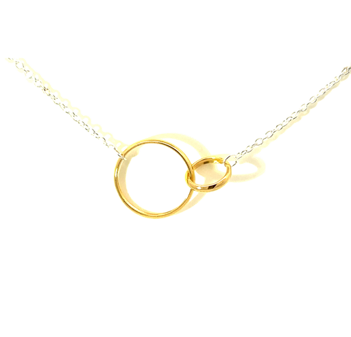 [21796SPETSNgrandmother] Petals Silver Necklace | "Grandmother"