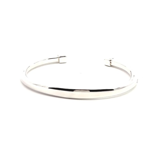 [25483SAZSCUFFmens] Sleek Sophistication: Men's Cube End Silver Cuff