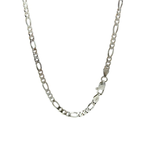 [25835StsnFigaro] Figaro necklace in sterling silver