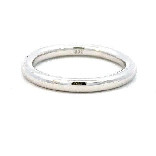 [18932] Wedding Ring | 9K White Gold
