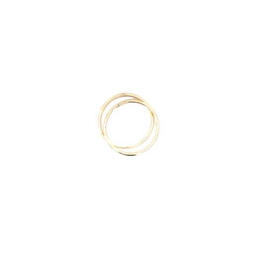 [029891] Sleeper Earrings | 9K Yellow Gold Hoop 16mm