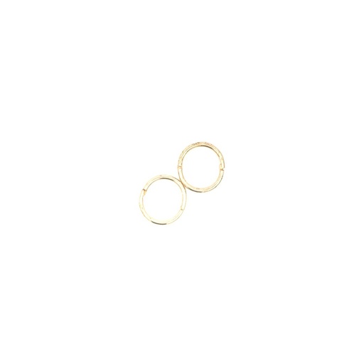 [028171] Sleeper Earrings | 9K Yellow Gold Hoop 8mm