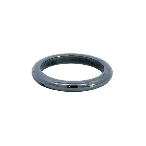 [15912] Hematite Glossy Ring