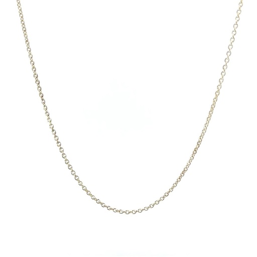 [24958] Necklace | Fine Cable In Sterling Silver 45cm