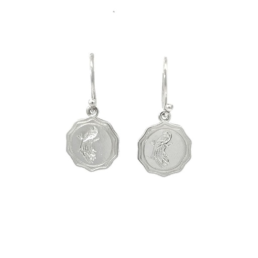 [24620] Greater Bird of Paradise Earrings in Sterling silver